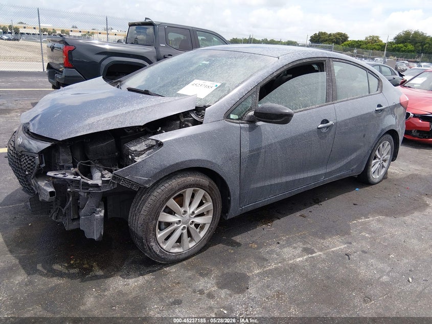 Vin: knafx4a62g5580183, lot: 45734977, kia forte lx 20162