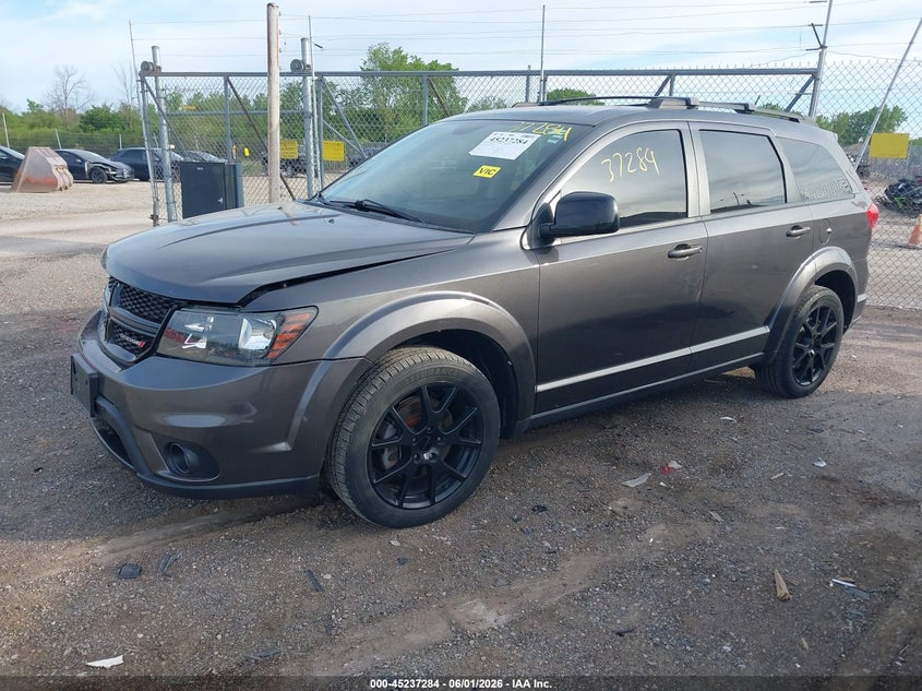 Vin: 3c4pddbg6ft725618, lot: 45735075, dodge journey sxt 20152