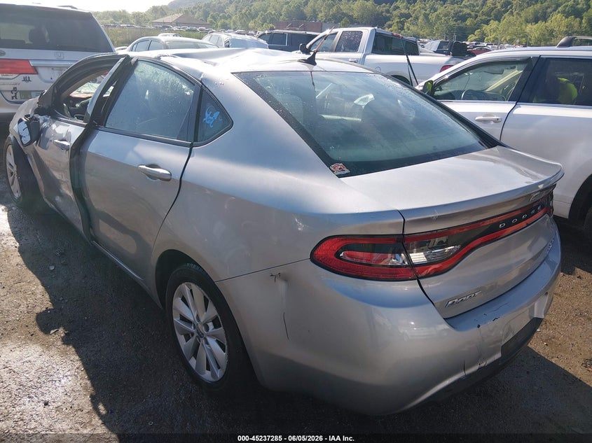Vin: 1c3cdfbbxed770410, lot: 45735076, dodge dart sxt 20143