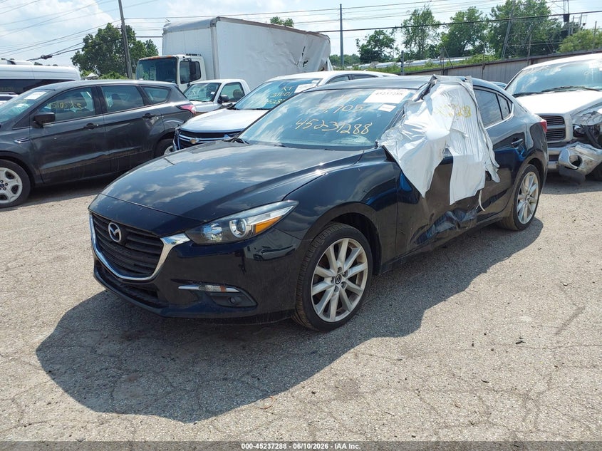 Vin: 3mzbn1w33hm138722, lot: 45735079, mazda mazda3 grand touring 20172