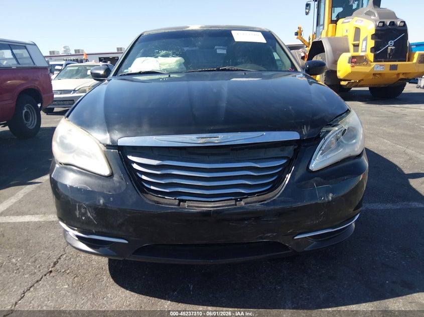 2012 Chrysler 200 Lx black Lot 111045237310 Vin 1C3CCBAB6CN149394