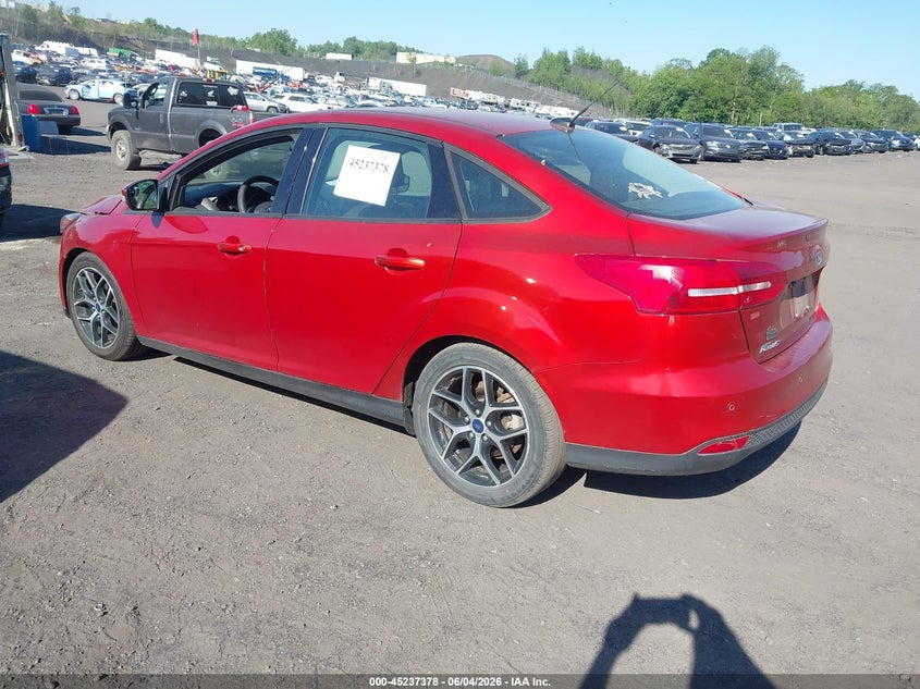 Vin: 1fadp3h29jl255000, lot: 45735169, ford focus sel 20183