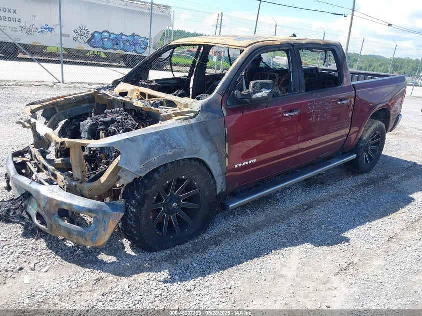 Vin: 1c6rrejm7ln246392, lot: 45735190, ram 1500 laramie  4x2 5'7 box 20202