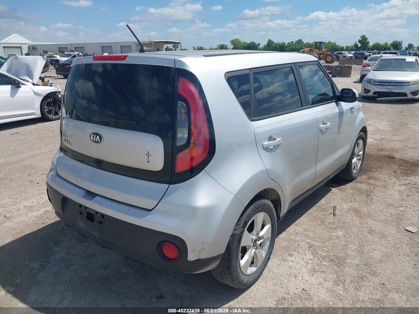 Vin: kndjn2a2xk7678119, lot: 45735230, kia soul 20194