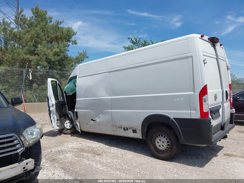 2024 Ram Promaster 2500 Tradesman High Roof 159 Wb W/Pass Seat VIN: 3C6LRVDG2RE122507 Lot: 45237451