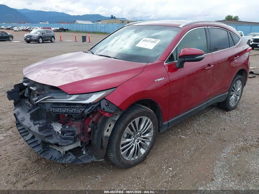 Vin: jteaaaahxmj067647, lot: 45735245, toyota venza xle 20212