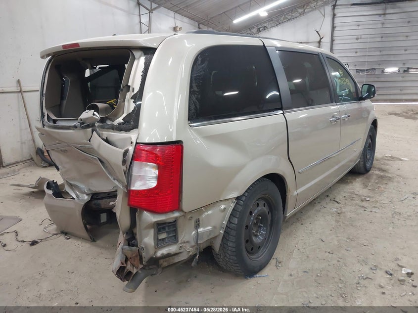 Vin: 2c4rc1cg6dr810340, lot: 45735246, chrysler town & country touring-l 20134