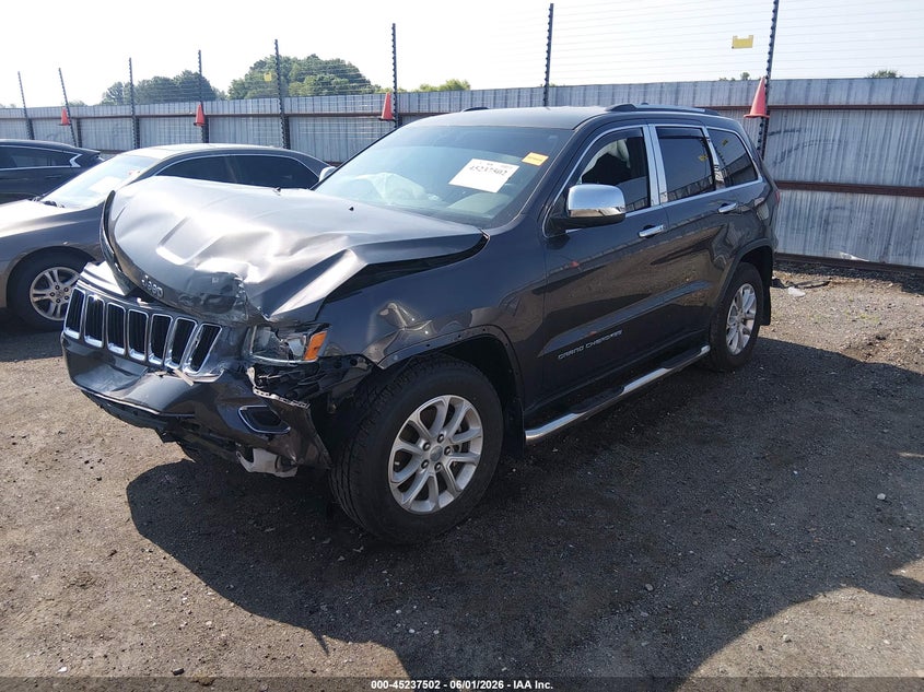 Vin: 1c4rjeag4gc415666, lot: 45735293, jeep grand cherokee laredo 20162