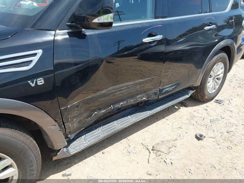2020 Nissan Armada Sv 4Wd VIN: JN8AY2NC3LX516025 Lot: 45237530