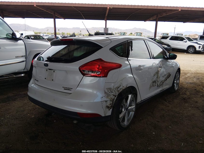 Vin: 1fadp3n28gl259990, lot: 45735327, ford focus titanium 20164