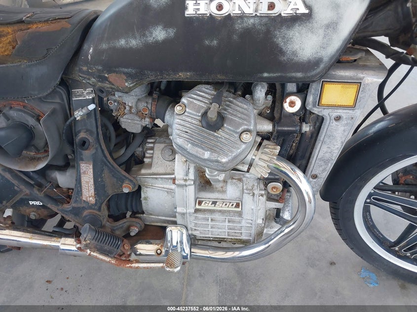 1981 Honda Gl500 VIN: JH2PC0202BM002192 Lot: 45237552