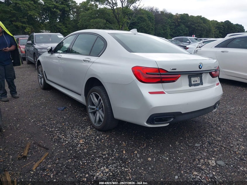 Vin: wba7f2c5xkb240581, lot: 45735393, bmw 750i xdrive 20193
