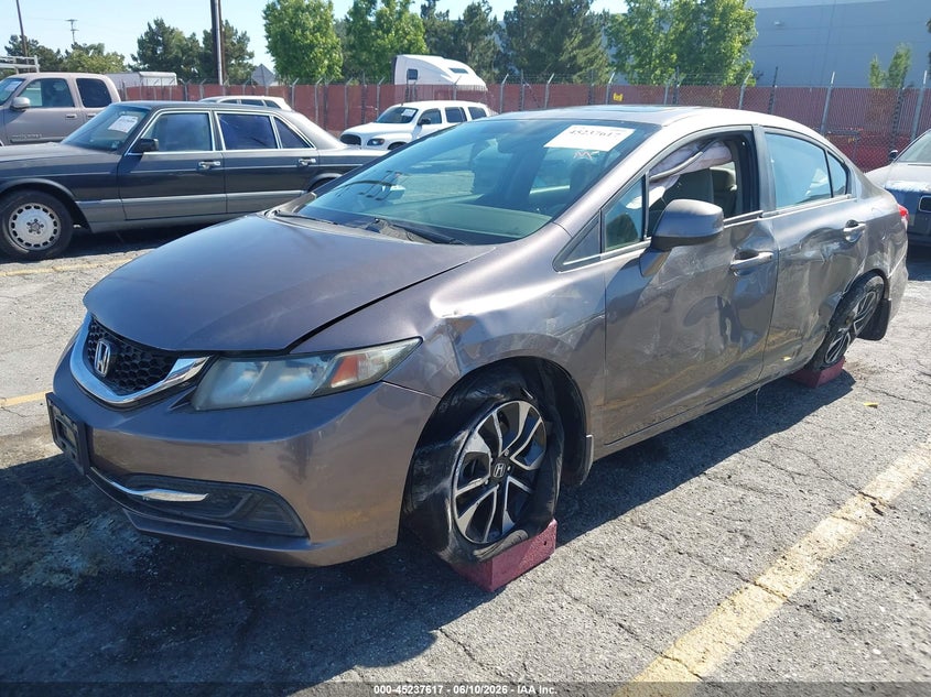 2013 HONDA CIVIC SEDAN 1.8L I-4 VVT, 140HP
