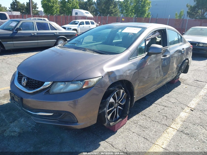 2013 HONDA CIVIC SEDAN 1.8L I-4 VVT, 140HP