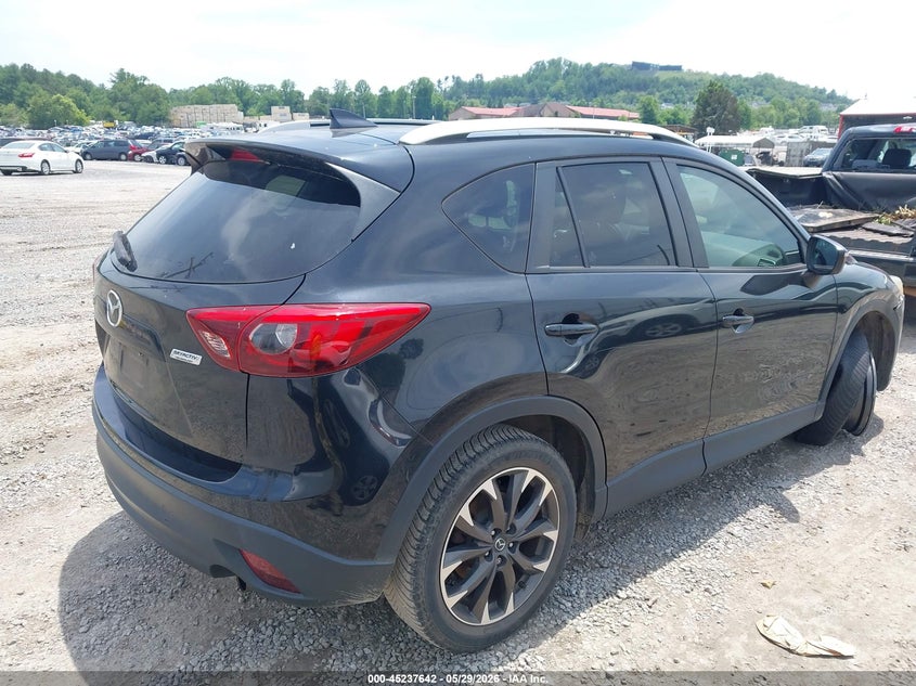 Vin: jm3ke2dy1g0779531, lot: 45735433, mazda cx-5 grand touring 20164