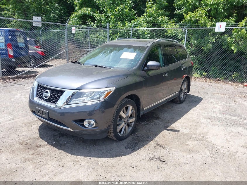 Vin: 5n1ar2mmxec624523, lot: 45735449, nissan pathfinder platinum 20142