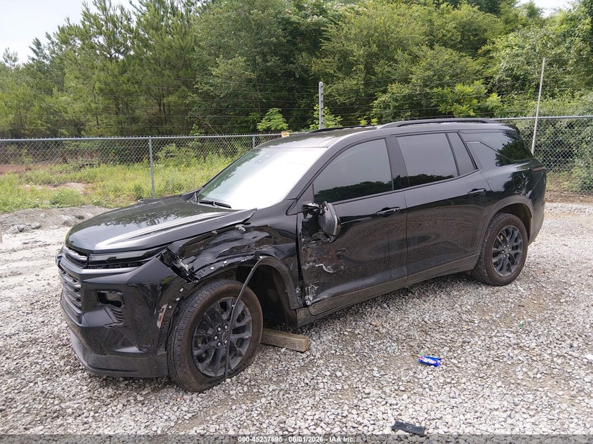 Vin: 1gnergrs4sj215717, lot: 45735486, chevrolet traverse fwd lt 20252