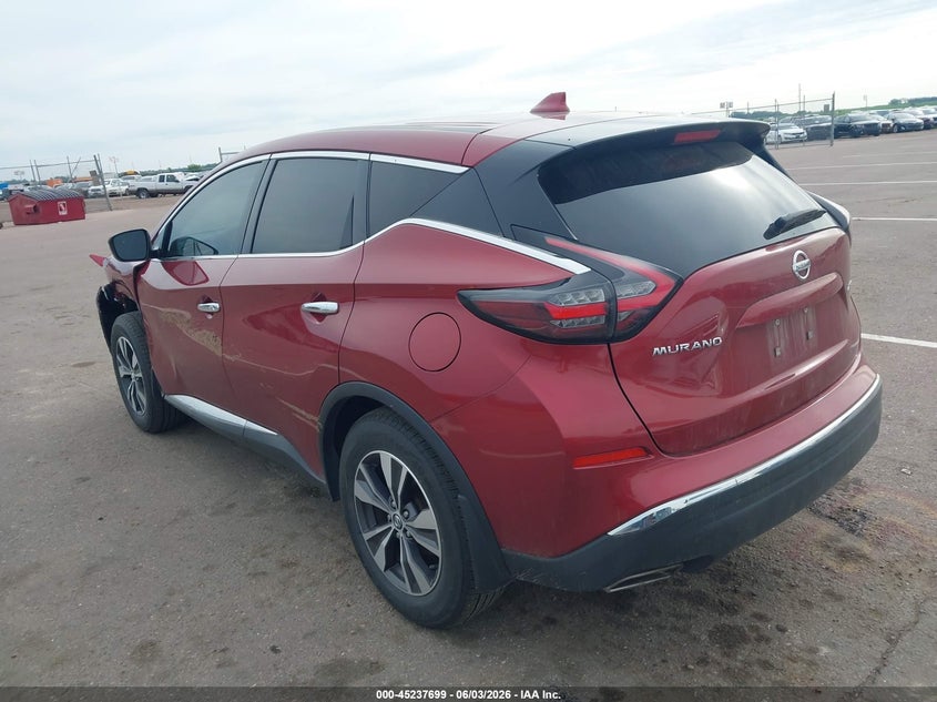 Vin: 5n1az2ms3kn142376, lot: 45735491, nissan murano s 20193