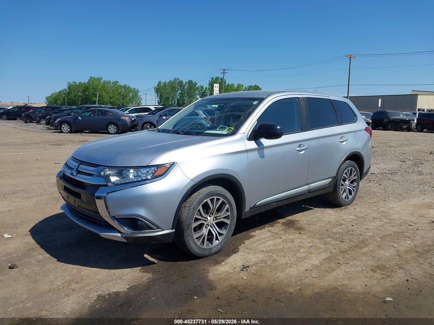 Vin: ja4az3a35gz039543, lot: 45735522, mitsubishi outlander es 20162