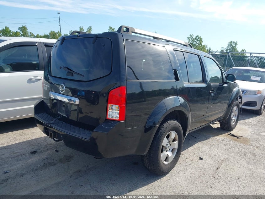 2012 Nissan Pathfinder 4.0 S black Lot 111045237764 Vin 5N1AR1NB2CC633186