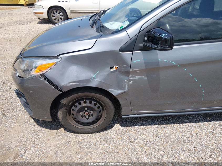 2021 Mitsubishi Mirage Carbonite Edition/Es/Le VIN: ML32AUHJ1MH009486 Lot: 45237821