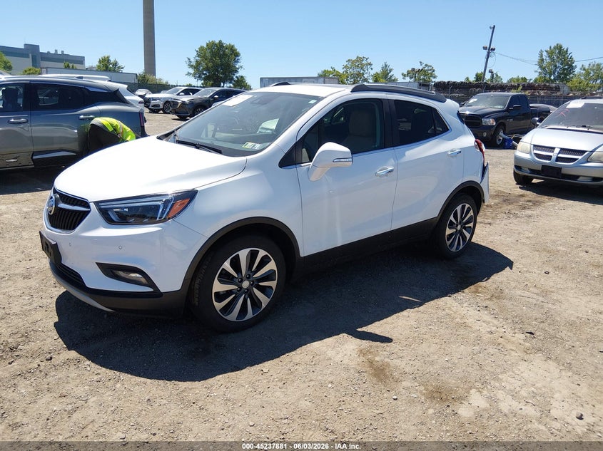 Vin: kl4cjgsm7kb786481, lot: 45735672, buick encore awd essence 20192