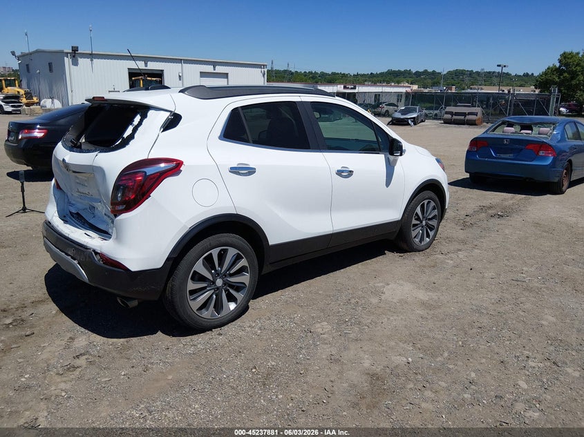 Vin: kl4cjgsm7kb786481, lot: 45735672, buick encore awd essence 20194