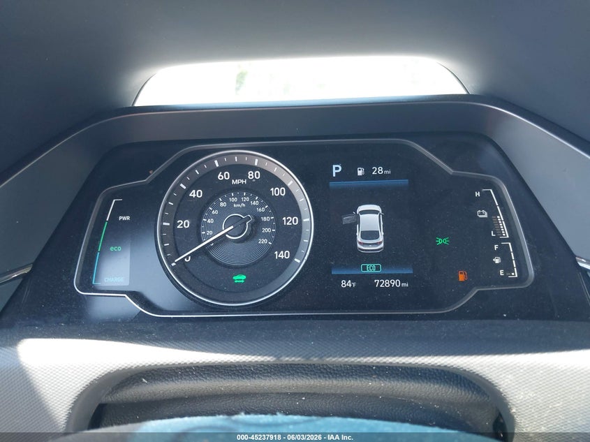 2020 Hyundai Ioniq Hybrid Blue VIN: KMHC65LC4LU240157 Lot: 45237918