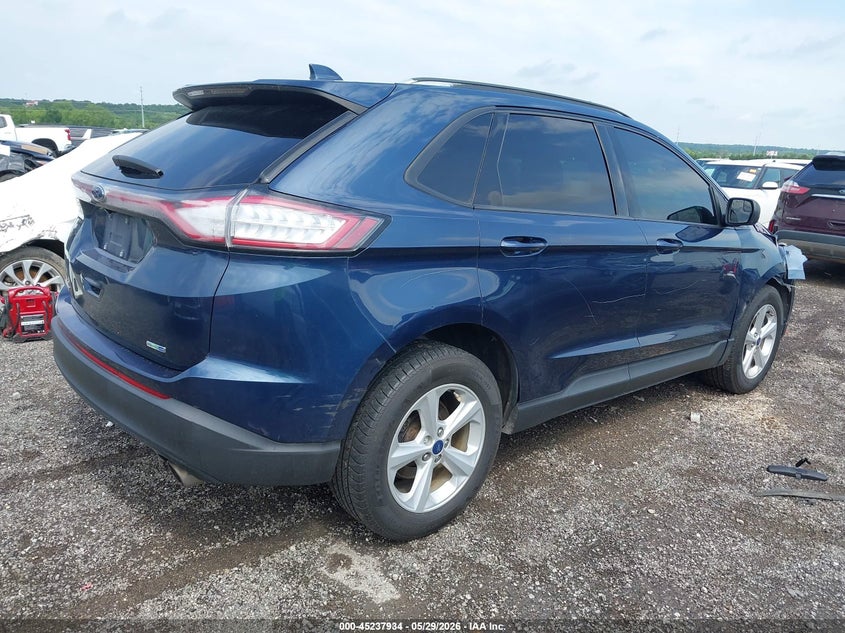 Vin: 2fmpk4g9xhbb46397, lot: 45735725, ford edge se 20174