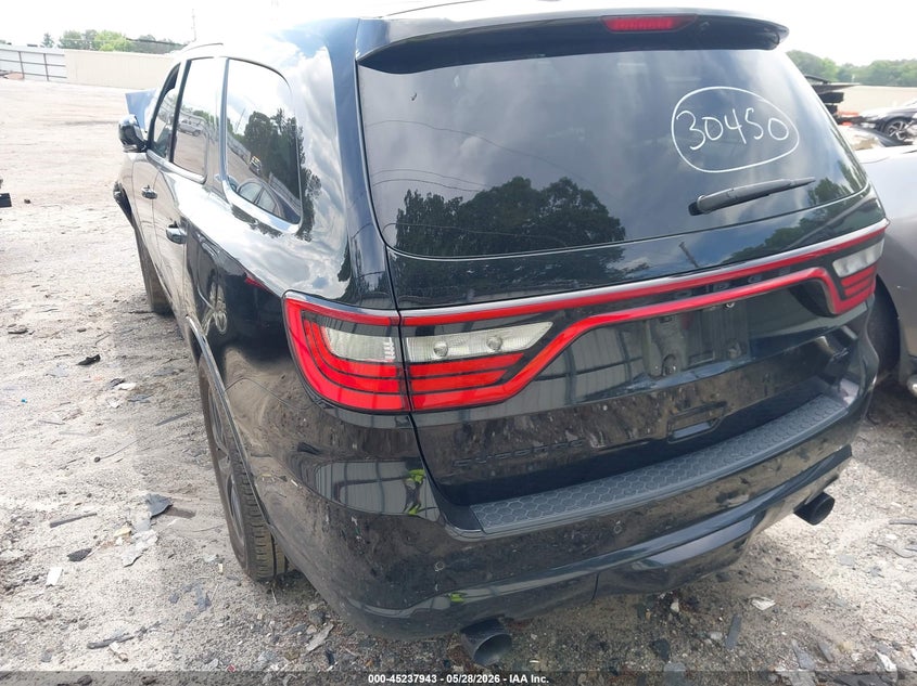 Vin: 1c4sdhct9jc100695, lot: 45735734, dodge durango r/t rwd 20183