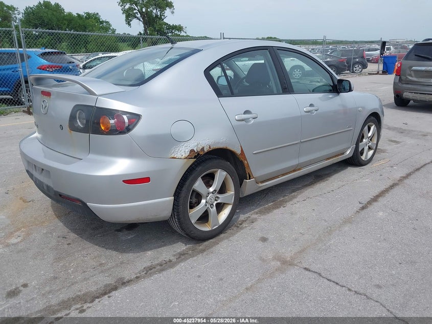 2006 MAZDA 3 SEDAN 2.3L I-4 DOHC, VVT, 153HP