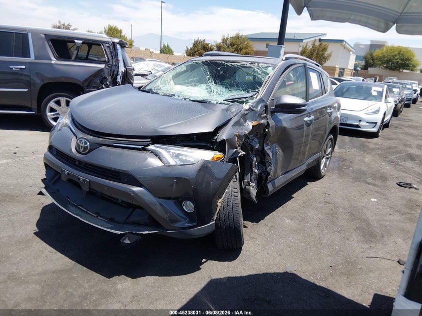 Vin: jtmyfrev2hj137246, lot: 45735824, toyota rav4 limited 20172