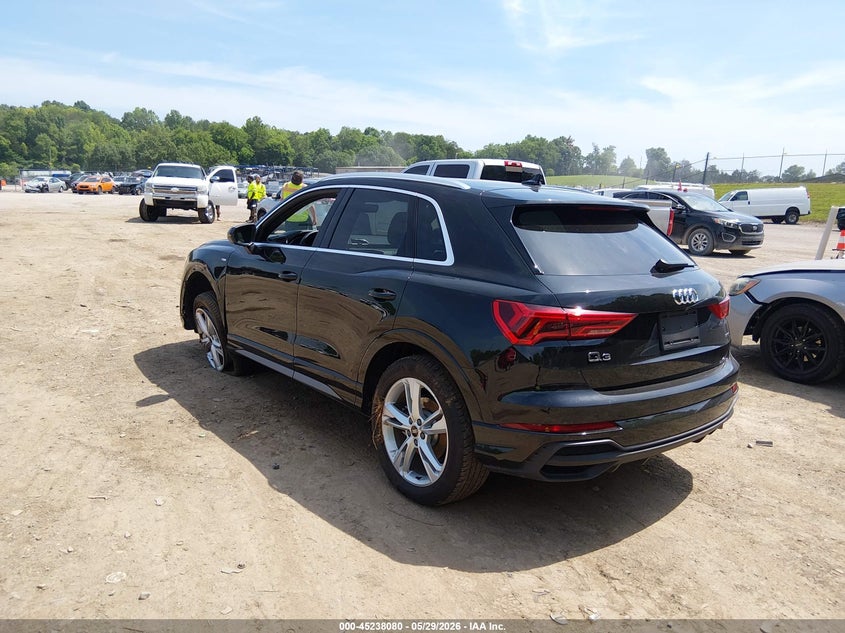 Vin: wa1decf34r1117233, lot: 45735871, audi q3 premium 45 tfsi s line quattro tiptronic 20243