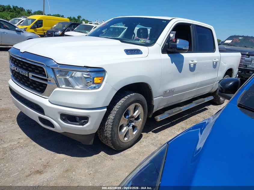 Vin: 1c6srfftxmn545870, lot: 45735890, ram 1500 big horn 20212