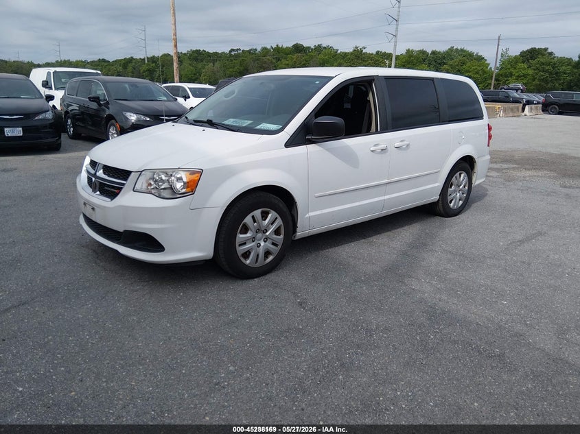 Vin: 2c4rdgbg8hr736538, lot: 45735960, dodge grand caravan se 20172