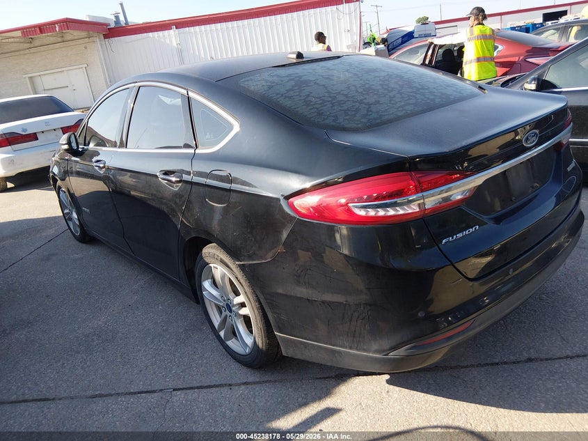 Vin: 3fa6p0lu3jr153998, lot: 45735969, ford fusion hybrid se 20183