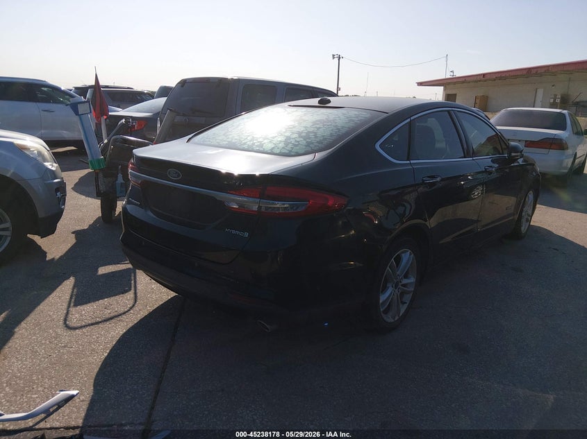 Vin: 3fa6p0lu3jr153998, lot: 45735969, ford fusion hybrid se 20184