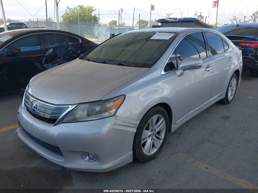Vin: jthbb1ba4c2050504, lot: 45736009, lexus hs 250h 20122