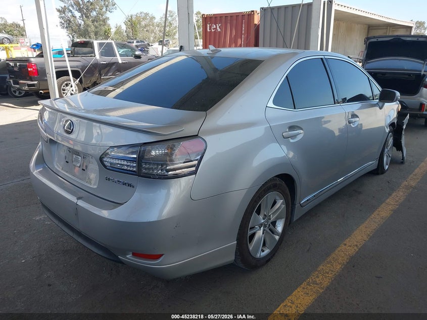 Vin: jthbb1ba4c2050504, lot: 45736009, lexus hs 250h 20124
