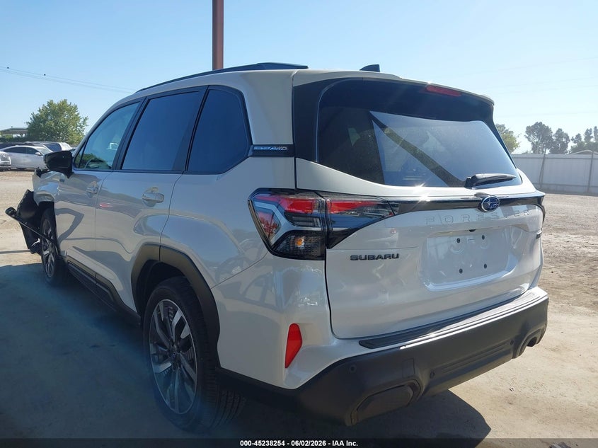 Vin: jf2slstd6sh457704, lot: 45736045, subaru forester touring hybrid 20253