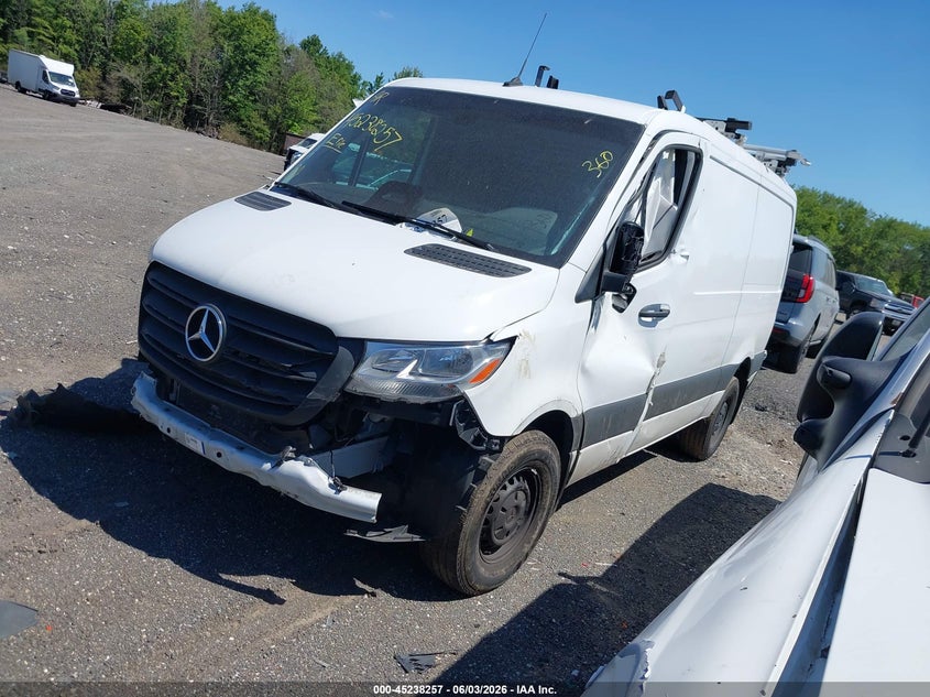 Vin: w1y4nbhy9st206259, lot: 45736048, mercedes-benz sprinter 2500 standard roof 4-cyl diesel ho 20252