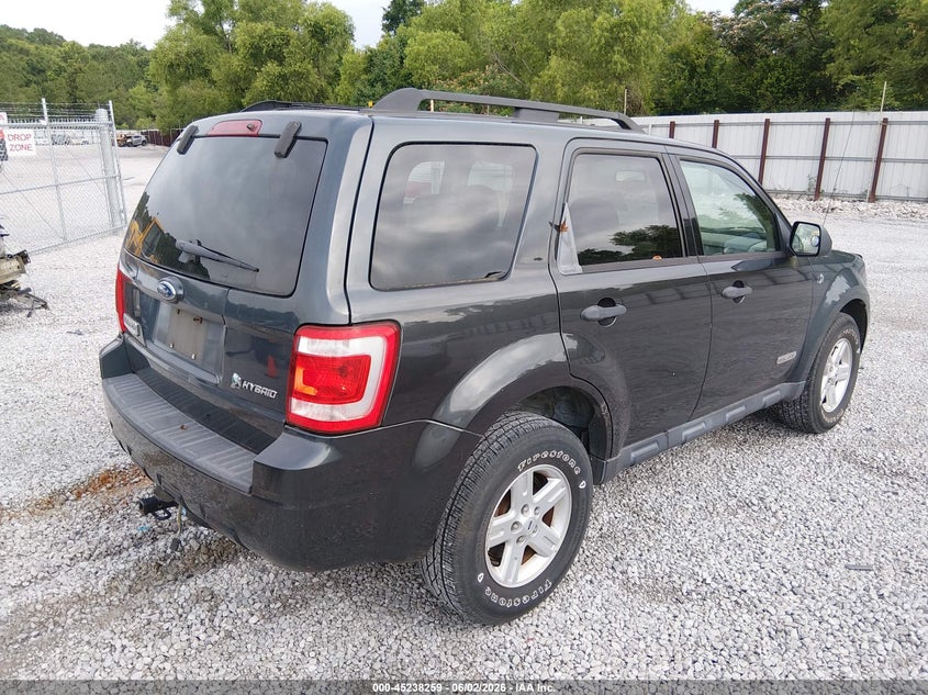 2008 Ford Escape 2.3 Hybrid Grey Lot 111045238259 Vin 1FMCU49H38KD74096