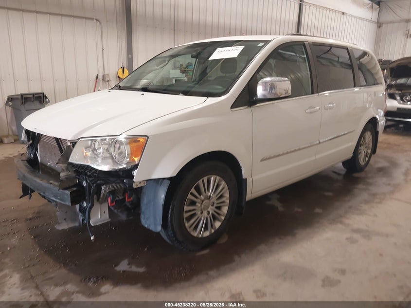 Vin: 2c4rc1cg8fr554740, lot: 45736111, chrysler town & country touring-l 20152