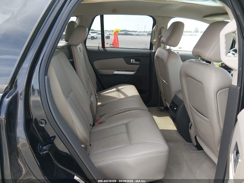 2012 Ford Edge 3.5 Sel black Lot 111045238359 Vin 2FMDK3JC6CBA01836