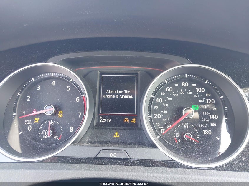 2019 Volkswagen Golf Gti 2.0T Autobahn/2.0T Rabbit Edition/2.0T S/2.0T Se VIN: 3VW6T7AU8KM022191 Lot: 45238374