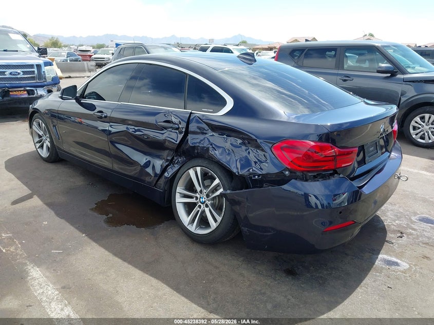 Vin: wba4j1c53kbm18441, lot: 45736183, bmw 430i gran coupe 20193