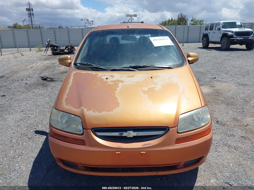 2006 Chevrolet Aveo Ls VIN: KL1TD66626B639744 Lot: 45238412