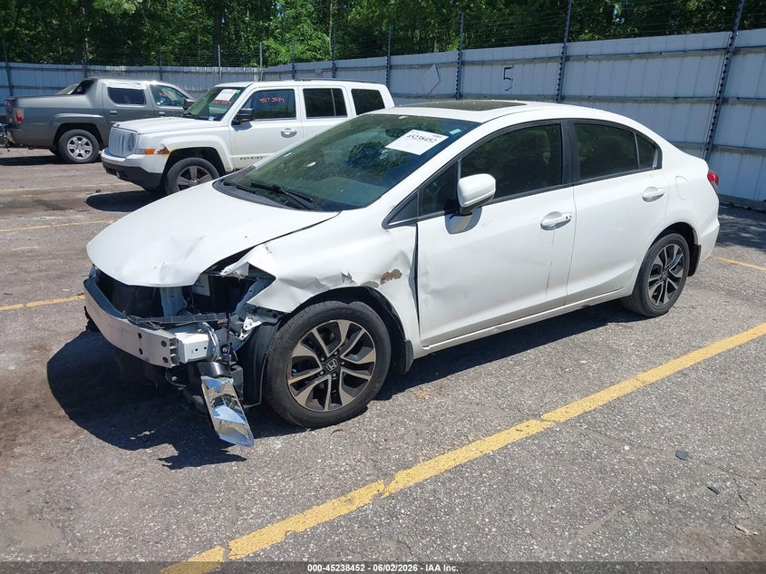 2014 Honda Civic Ex 19XFB2F8XEE000177 photo 1