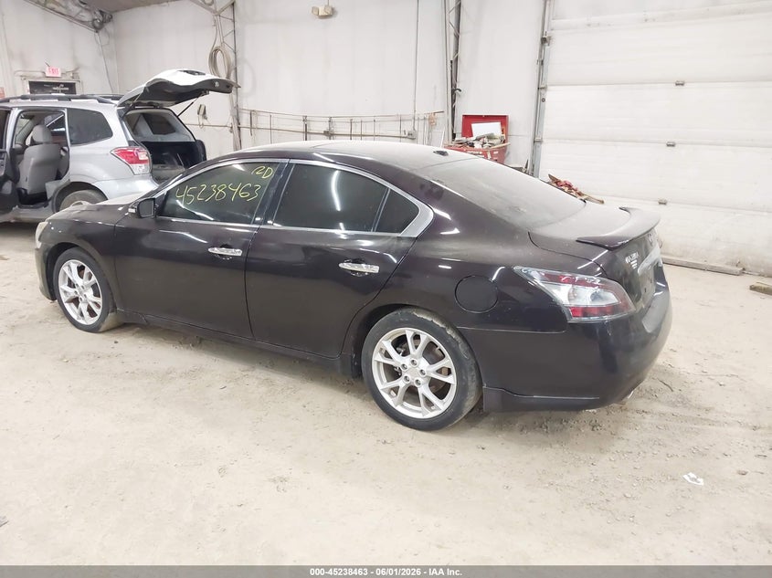 Vin: 1n4aa5ap7dc810813, lot: 45736254, nissan maxima 3.5 sv 20133