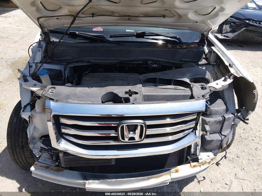 2012 Honda Pilot 3.5 Ex-L white Lot 111045238522 Vin 5FNYF4H50CB057247